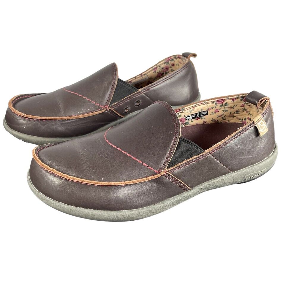 Spenco SIESTA Brown Slip On Comfort Shoes SIZE 7 Womens Loafers Orthotic Support